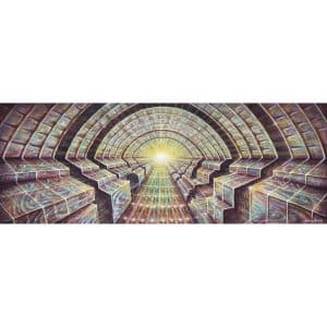 "Through the Key Hole" (Avaimenreiästä) - Paper Print, 61x24,5cm (Hemp)