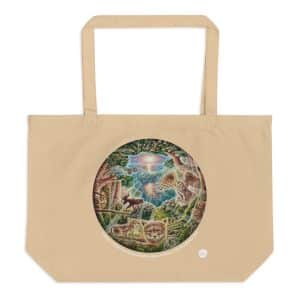 Animal Forest - Large Organic Tote Bag