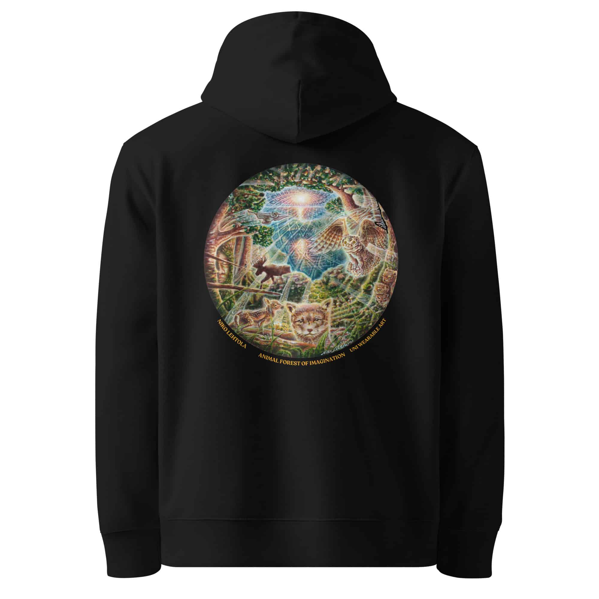 Animal Forest - Organic Hoodie (Unisex) - Image 3