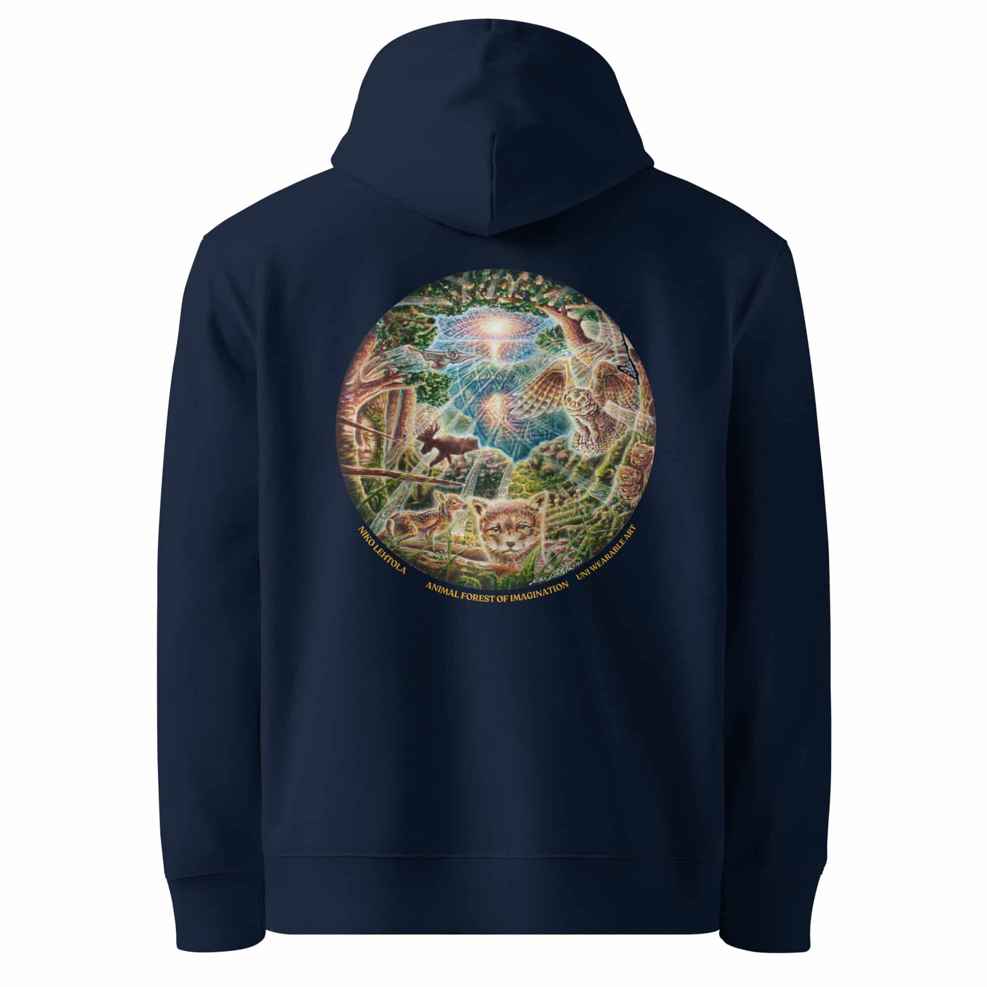 Animal Forest - Organic Hoodie (Unisex) - Image 2