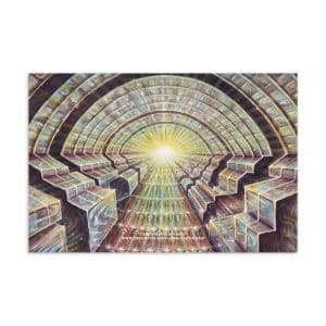 Through the Keyhole - Postcard